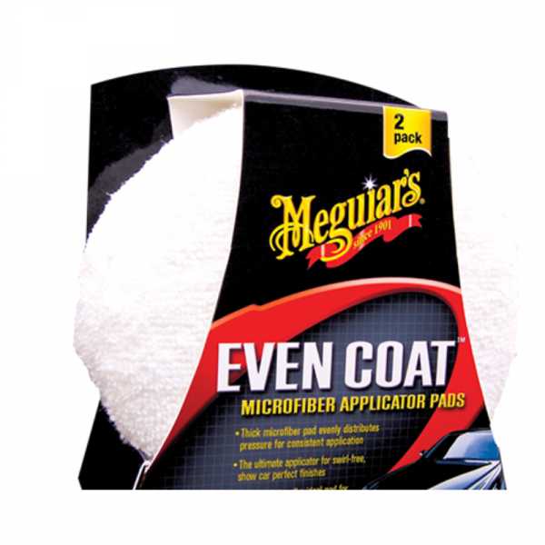 Meguiars Even Coat Microfiber Applicator Pads (2 pack)